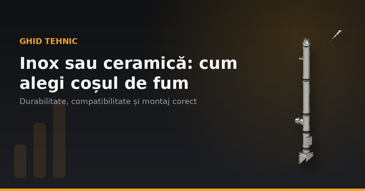 Cum alegi coșul de fum: inox sau ceramică?