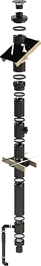 Coș de fum Almeva TW25