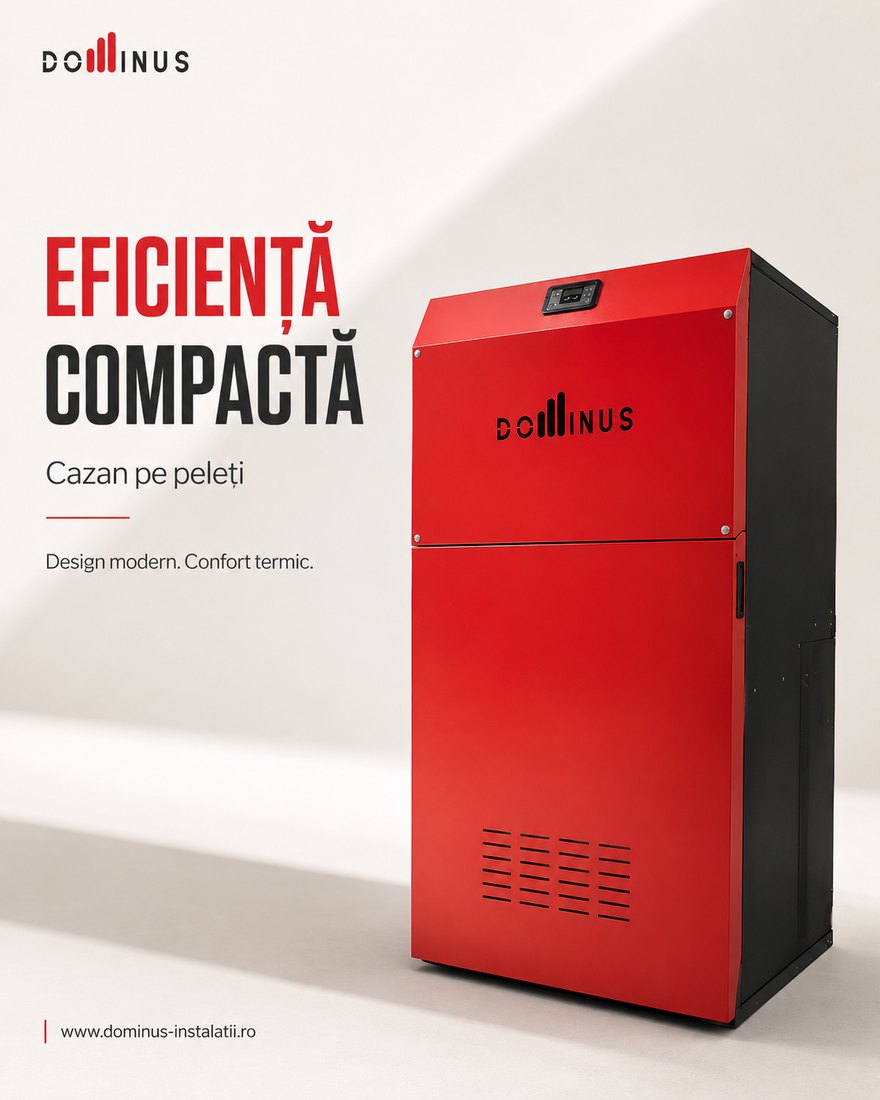 Cazane compacte pe peleți